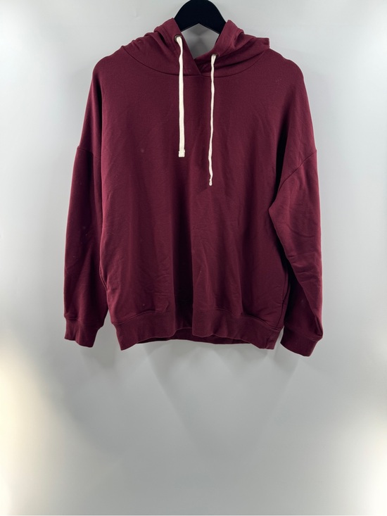 Buffalo David Bitton Other - Buffalo David Bitton Burgundy Hooded Pullover Sweater – Women’s Medium